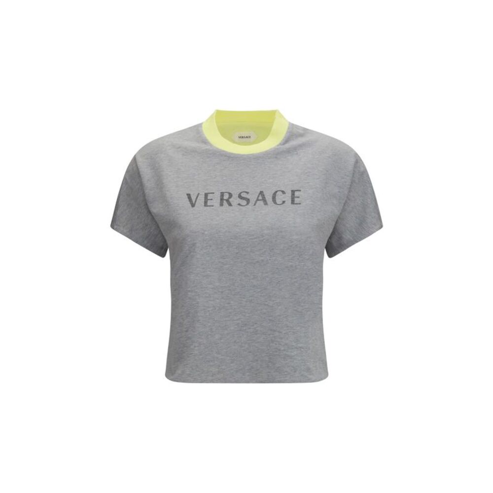 Versace Women Logo Cotton T-Shirt